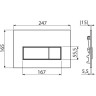 Инсталляция ALCAPLAST AM101/1120-4:1 RU M678-0001 с черной матовой кнопкой и шумоизоляцией AM101/1120-4.1 RU M678-0001